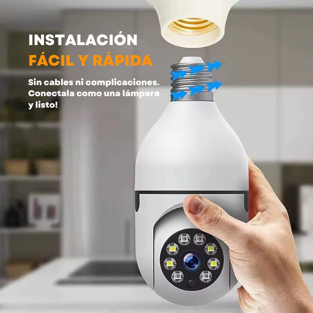 Super Cámara Foco 360° Wifi +16 Características Adicionales + [Regalo Sorpresa]