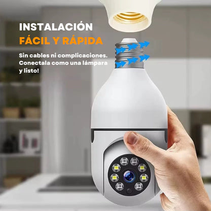 Super Cámara Foco 360° Wifi +16 Características Adicionales + [Regalo Sorpresa]