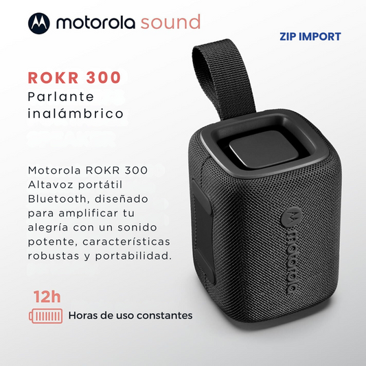 Parlante Motorola 7W Alta Potencia Modelo 2025 + [Regalo Sorpresa]
