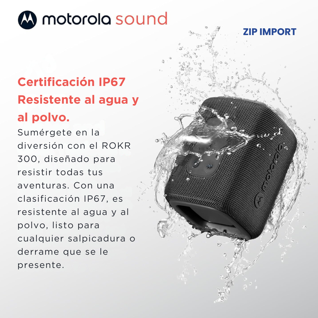 Parlante Motorola 7W Alta Potencia Modelo 2025 + [Regalo Sorpresa]