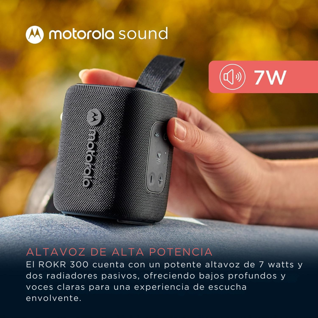 Parlante Motorola 7W Alta Potencia Modelo 2025 + [Regalo Sorpresa]